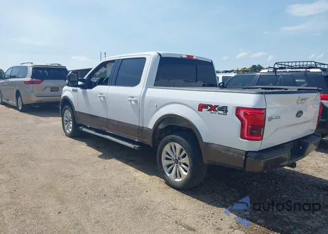 2015 Ford F-150 Lariat z USA, uszkodzony, nr VIN 1FTEW1EFXFKF12739